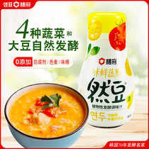 Korean soy sauce sauce imported soybean plant-based fermented meal fresh vegetable flavor fresh vegetable bean soy sauce seasoning