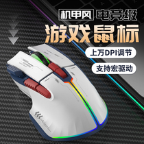 Mechanical Mouse Wireless Magic Definition Silent Charging RGB Video Game Computer Notebook Desk Bluetooth