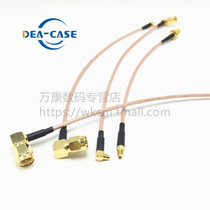 SMA-JW Bend male (inner pin) turn MMCX-J JW straight bend adapter extension wire RG316 RF feeder