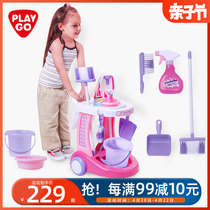Hong Kong Children Clean Cart Suit Simulation Bench Children Over Home Toys Children Sweep Girls Toys