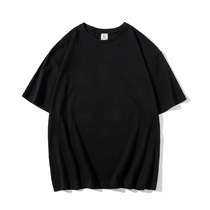 Short-sleeved T-shirt Mens Body Summer Couple Clothes National Tide Half-Sleeve Cotton Loose Large Size China Hong Kong Wind Student 2021