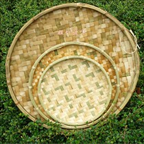 Handmade new bamboo products Jingpo national food hand rice round plate sieve dance equipment diameter 25cm