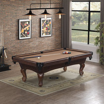 Deluxe fancy pool table Standard nine-ball drop bag pool table standard Adult American Black eight-table villa type