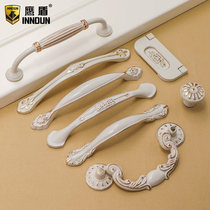 Eagle Shield Brief Eurostyle Antique Ivory White Handle Modern Minima Field Cabinet Drawer Wardrobe Door Handle Single Hole