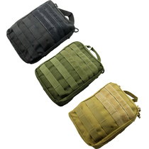 The outdoor full-open sundries accessory bag can be matched with tactical vest waist seal and other MOLLE systems