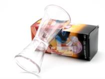 Standard double head cone body outlet with scale PC resin Calorie Ounces Cup Fancy Coffee Gauge large number