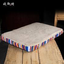 Oust meditation mat sitting mat cotton cloth thickened plus velvet square Buddha mat home kneeling mat Buddha mat