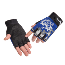 Half finger gloves male summer students non-slip riding office typing computer driving outdoor fingerless half sports gloves