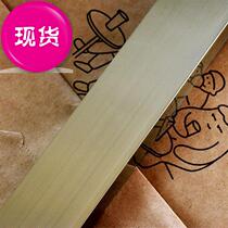 Electrophoresis champagne gold aluminum square tube aluminum flat tube ceiling ceiling ceiling room c exterior decorative aluminum alloy profile spot