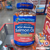 American straight hair Pure Alaska Omega-3 Alaska wild salmon oil 1000mgX210 grain