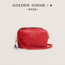 Golden Goose womens bag Star BagLogo logo Stars Zipper Single Shoulder Skewed Satchel Camera Bag