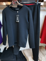 Shuke 848 mens and womens plus velvet thick thermal underwear long clothes long pants cold-proof soft bottom round neck suit