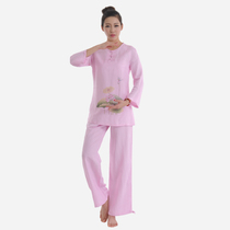 Thick Whirlpool 1188 2058 Spring Summer New Linen Yoga Suit SPA Clothing Tai Chi Clothing Cotton Linen Suit Home Clothing
