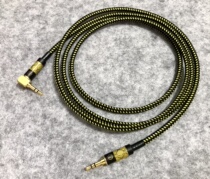 Fever HiFi monocrystalline copper silver plated 3 5MM to record phone AUX vehicle audio public connection audio line