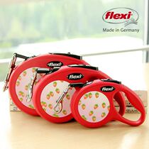 Flexi Fletch Germany - Flexi Cute Strawberry Traction Dog Automatically Retro Teddy