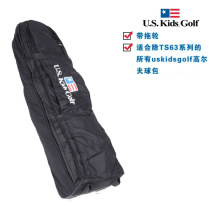 US USKIDS golf club bag uskids golf air bag travel bag with thick wheels