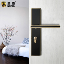 American golden door lock bedroom indoor door lock Home Wooden door Black Silent lock toilet toilet European lock