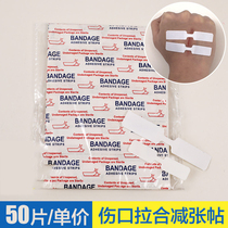 Suture-free wound patch Pull-up zipper band-aid minimally invasive surgical wound patch needle-free personality cool boy