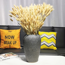 Natural rabbit dog tail drafts dry flowers real flowers bouquet desktop shop window sample interior decoration