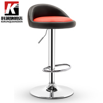 Bar stool High stool backrest bar stool Net red high stool Front desk chair Nordic bar stool Household lift bar chair