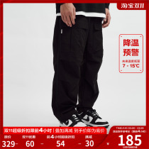 FPA(VENGETICE) Adjustable zippered leg work trousers Guochao brand hip-hop loose casual pants men