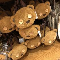 Japan USJ Universal Studios Timu bear cartoon cute plush shoulder bag card case storage bag