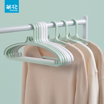 Camellia hanger shoulder-free household clothes support anti-shoulder corner hanging clothes stand-free bag storage wide shoulder