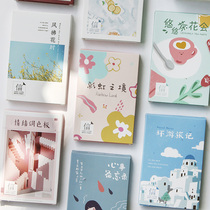 Letters lover postcard ins simple tea party food koi literary mind memo card