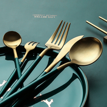 WUXIN Nordic Western tableware knife and fork two or three sets of household net red bull row knife and fork plate set full set