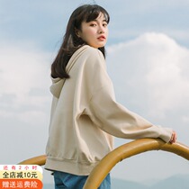  Sweater women plus velvet thickening autumn and winter 2021 new design sense niche small Korean loose short section