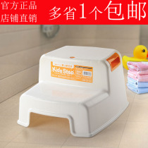 Japan IRIS Alice childrens stool non-slip washstand bath baby double load-bearing cushion foot ladder stool environmental protection