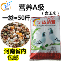 Ningda pigeon grain nutrition a grade has Corn nutrition Saifei feed letter watching pigeon grain bird food 50kg