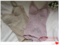 Four seasons thin Japanese foreign trade high-end breathable body body body without steel ring waist waist post-birth recovery one-piece suit