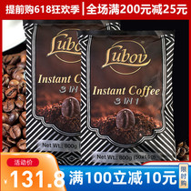 Russian imported Malaysian three-in instant bagged American sugary 800g latte black coffee 50 strips
