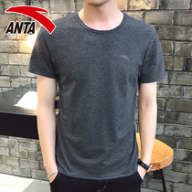 Anta short-sleeved t-shirt mens 2021 summer new breathable quick-drying t-shirt official website half-sleeved gym running sportswear