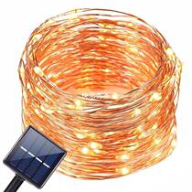 20m 200 Led solar light String outdoor Copper Wire Fairy Lig
