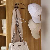 Hat storage shelf Hanging hat god y device behind the door Wall coat cabinet Wall hanging bag hook dormitory coat rack