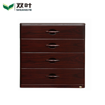 Bilobed furniture solid wood duo ti ju solid wood si ti ju modern Chinese wood red oak bedroom si dou ju
