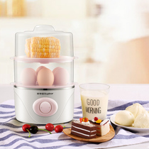 Rongshida egg cooker Household multi-function automatic power-off double-layer steamer Large-capacity egg soup breakfast artifact
