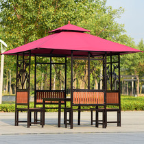 Outdoor Pavilion courtyard outdoor garden villa anticorrosive wood Shuomu four-corner cool Pavilion factory direct flower and bird pavilion
