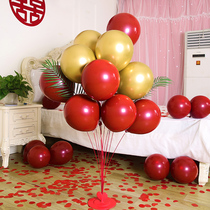 Wedding room layout set romantic wedding scene decoration creative party bracket road lead new House balloon floating