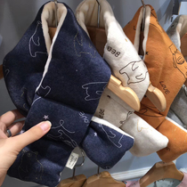 South Korea imported mens and womens foreign style dinosaur scarf Baby childrens animal cross cotton soft collar autumn and winter models