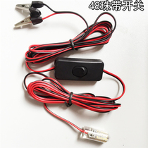 Launching light 12V strong light waterproof super bright fish catcher fishing pole light yellow light waterproof anti-fall led underwater bulb