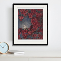 Searcher X Ma Lan living room decoration painting bedroom hanging painting gift with hand gift Autumn limited edition painting