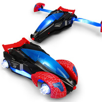 Net red same electric deformation engineering vehicle light music UNIVersal Automatic deformation toy childrens puzzle wings gift