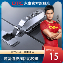 DTC Dongtai Cabinet door two-stage force hinge aircraft spring-shaped wardrobe hardware damper hydraulic buffer folding