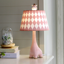 Princess girl net red small lamp Bedroom bedside lamp Simple modern Childrens cartoon warm and cute ins girl