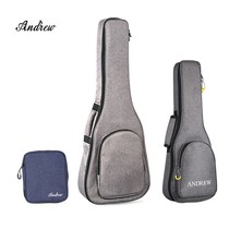 Andrew ukulele guitar thumb piano bag back shoulder handles padded cotton piano bag universal