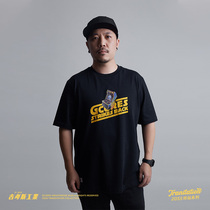 Gicos Industrial Transfer Station Series 20SS Arcade Counterattack Print Cotton Loose Short Sleeve T-shirt tee