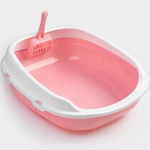 Clean and anti-odor and high products extra large double-layer cat litter basin anti-splash universal lid open small cute full